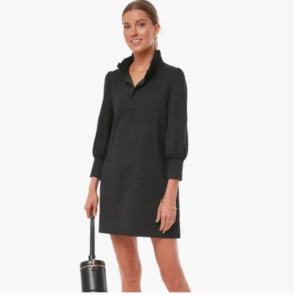 Black Charlotte Terry Dress POMANDER PLACE Tuckernuck NWT